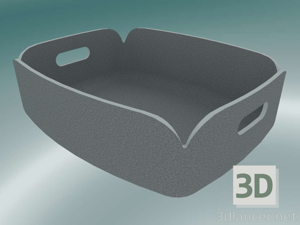 3d model Tray Restore (Gray Melange) - preview