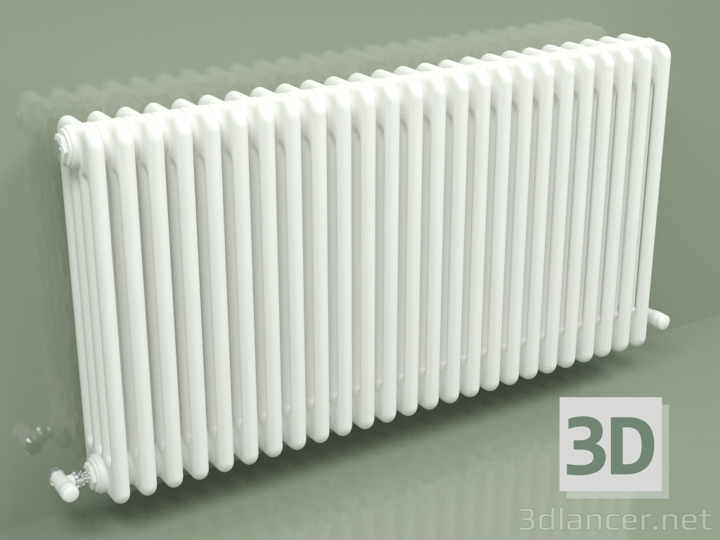 modèle 3D Radiateur TESI 4 (H 600 25EL, Standard blanc) - preview