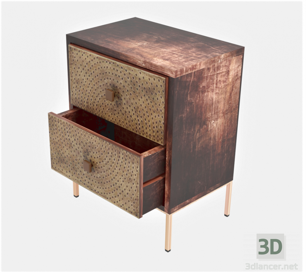 3d Nightstand model buy - render