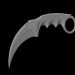 3d Knife Karambit model buy - render