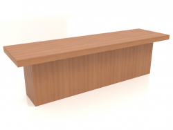 Bench VK 10 (1600x450x450, wood red)