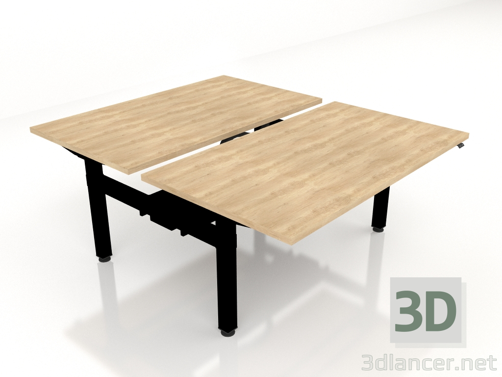 3d модель Стіл робочий Ogi Drive Bench Electric Cabletray BOD814 (1400x1690) – превью