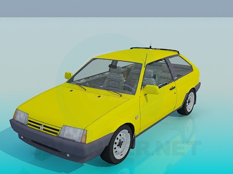 modèle 3D VAZ 2108 - preview