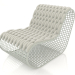 3d model Club chair (Cement gray) - preview