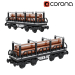 Tren Carga Árbol Lego 3D modelo Compro - render