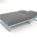 3d model Cama de descanso 140 (Gris azul) - vista previa