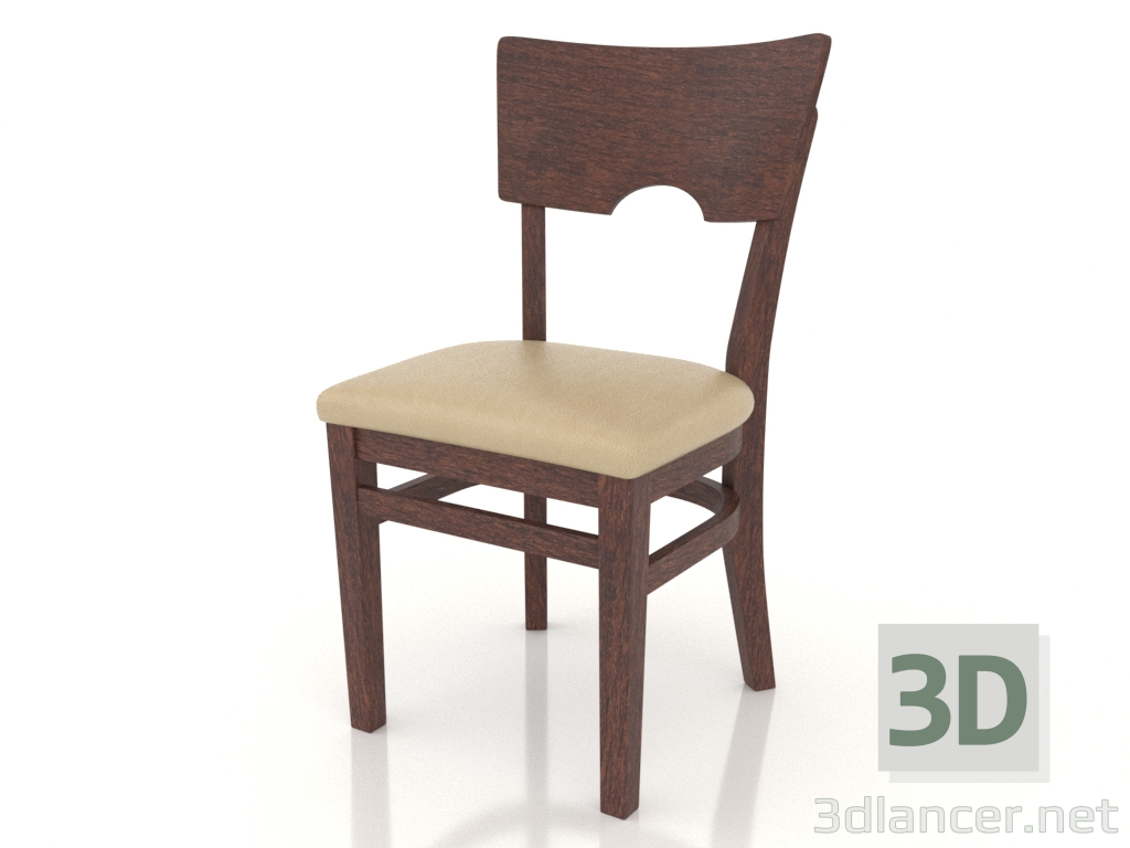 Modelo 3d Cadeira York (nogueira velha) - preview