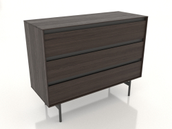 Chest of drawers 1000x400 mm (ash walnut)