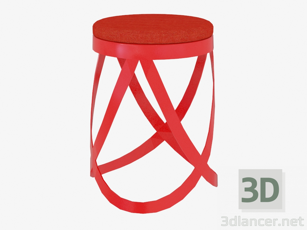 3d модель Табурет с подушкой Ribbon Chair (RI2LL) – превью