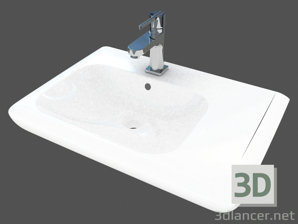 modèle 3D Lavabo Vie (M21171) - preview