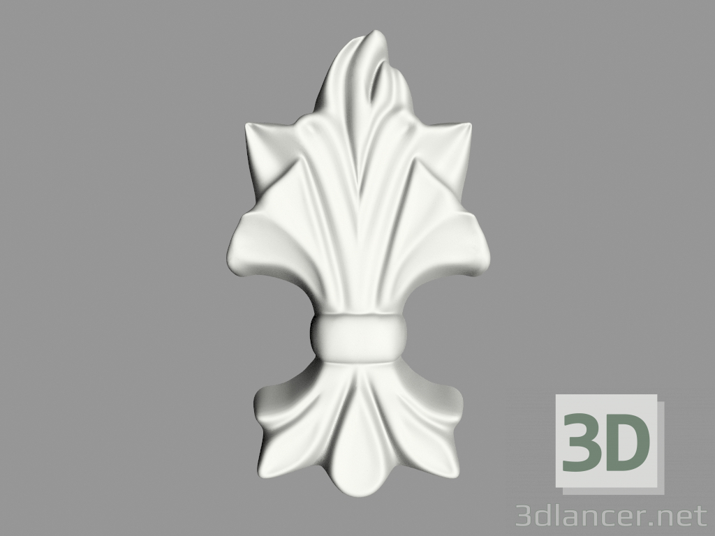 modello 3D Decorazioni murali (F73) - anteprima