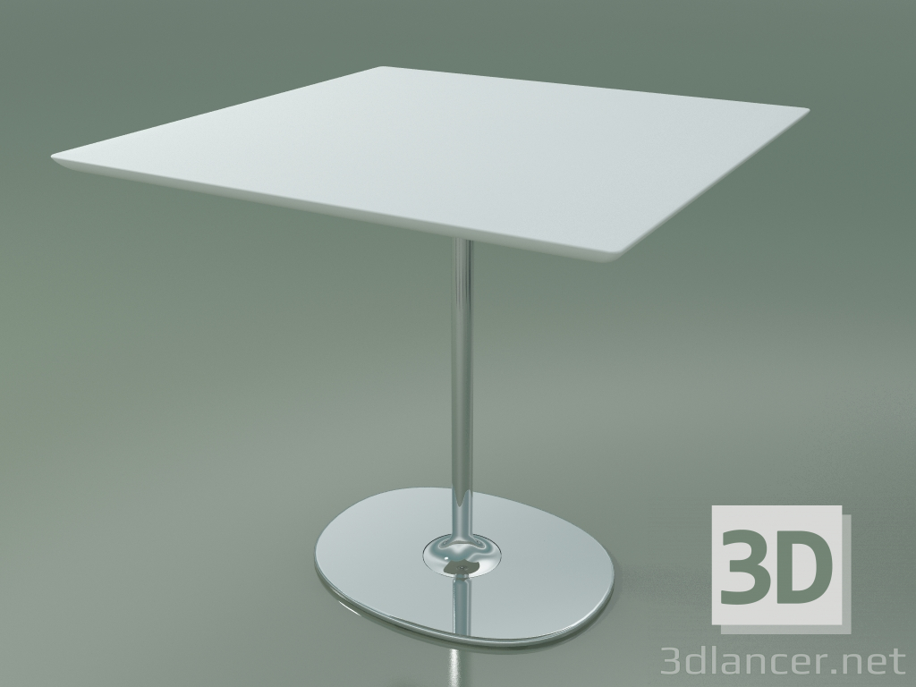 3D Modell Quadratischer Tisch 0659 (H 74 - 80 x 80 cm, M02, CRO) - Vorschau