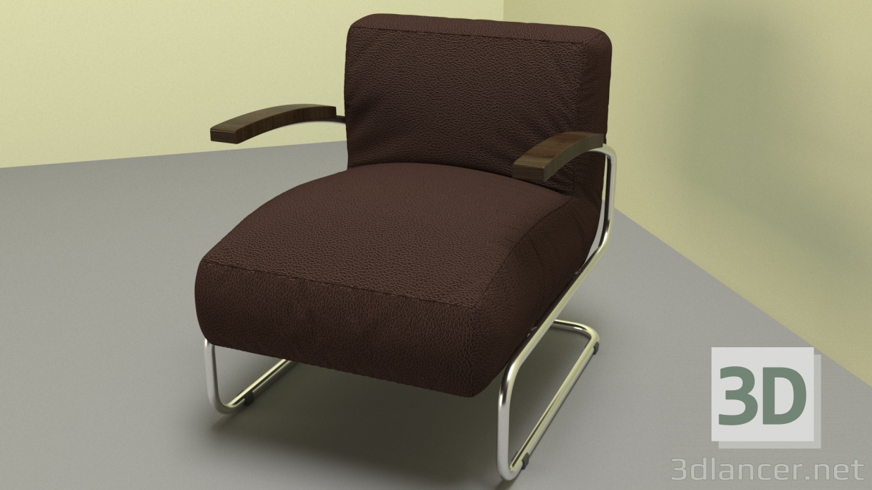 Sillón 3D modelo Compro - render