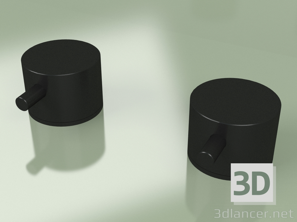 3d model Dos válvulas mezcladoras de cierre en cubierta (12 52 V, NO) - vista previa