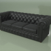 3d model Three-seater sofa Oxford - preview