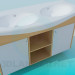 3d model Doble lavabo - vista previa