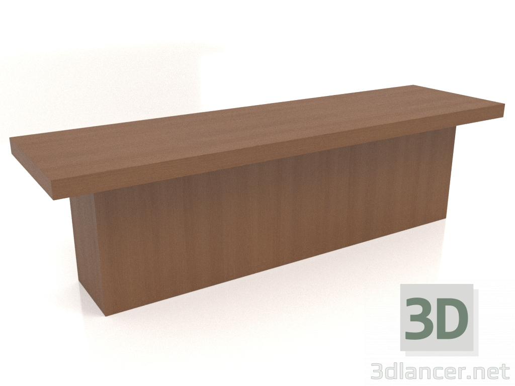 modello 3D Panca VK 10 (1600x450x450, legno marrone chiaro) - anteprima