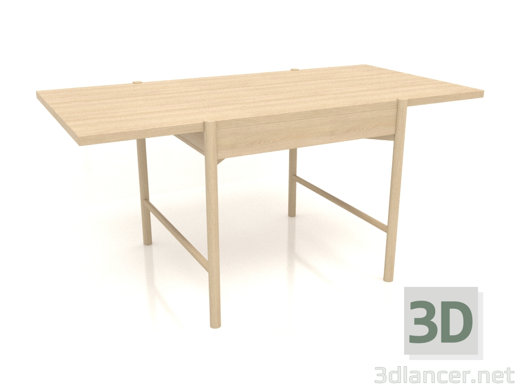 3d model Dining table DT 09 (1600x840x754, wood white) - preview