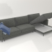 modèle 3D Canapé DIAMOND avec couchage (ouvert) - preview