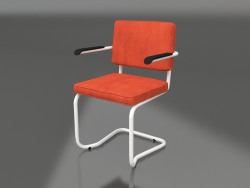 Chaise Ridge Rib Kink (Orange)