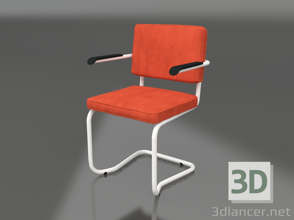 modèle 3D Chaise Ridge Rib Kink (Orange) - preview