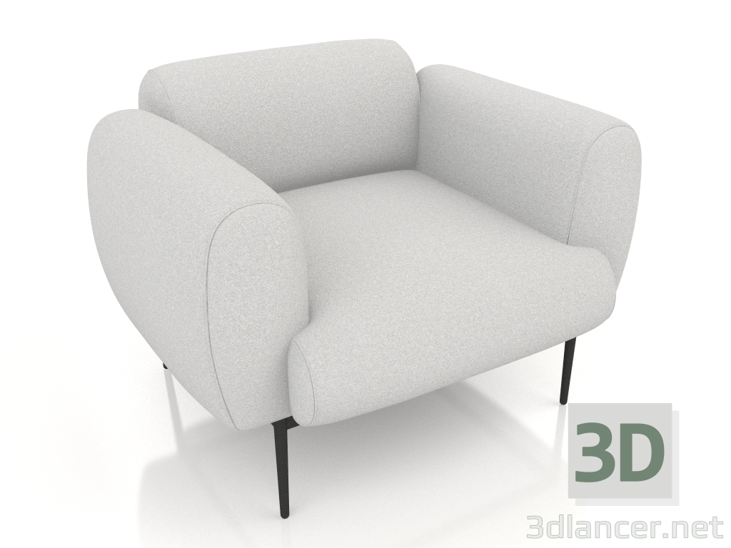 Modelo 3d Cadeira nuvem (Aura 01) - preview