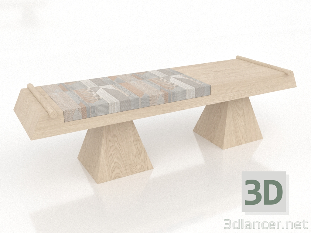 modèle 3D Banc RAMIA - preview modèle 3D Banc RAMIA - preview