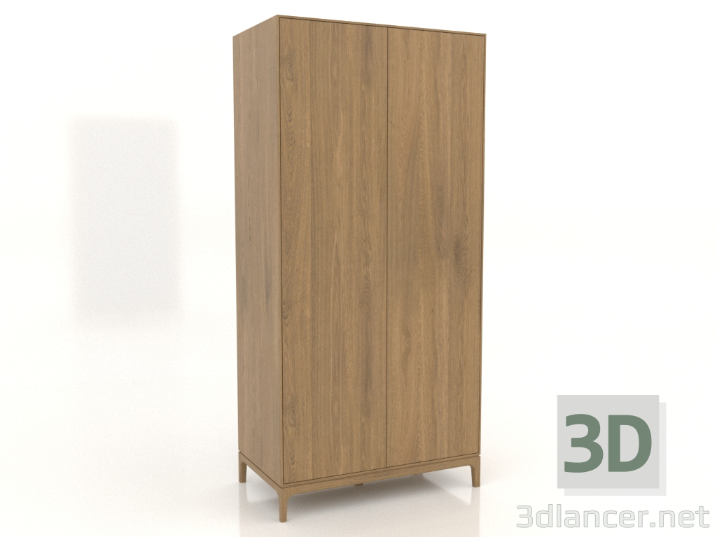 modèle 3D Armoire FARGO 1050x600x2200 mm (chêne naturel) - preview
