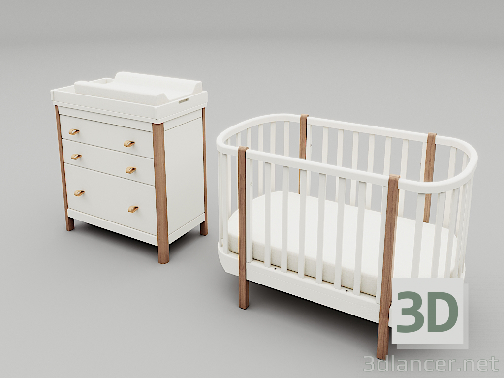 modèle 3D de Mobilier pour enfants Ellipse classic acheter - rendu