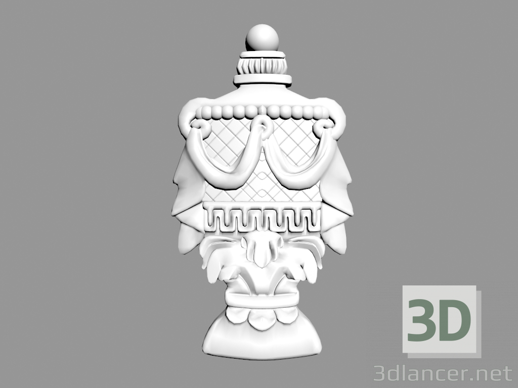 3D modeli Dekoratif panel W8033 - önizleme