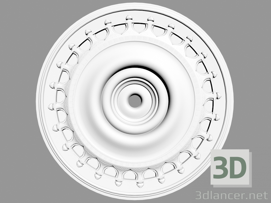 Modelo 3d Tomada de teto (p73) - preview