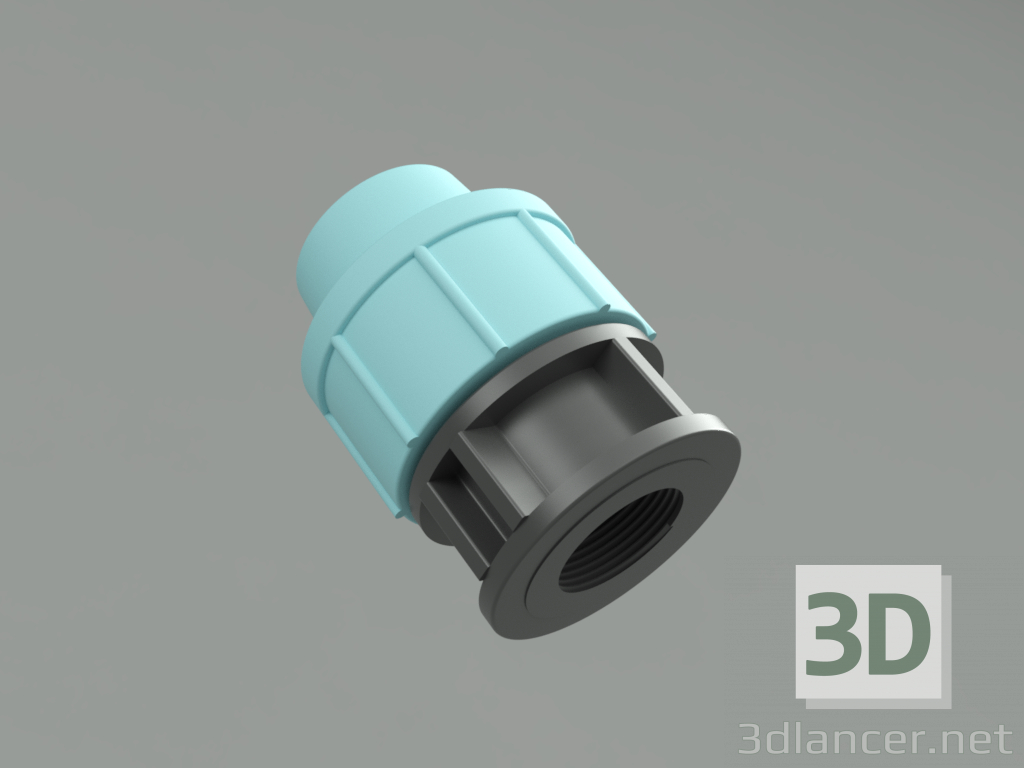 3d model PE coupling - preview