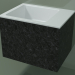 3d model Lavabo de pared (02R122102, Nero Assoluto M03, L 48, P 36, H 36 cm) - vista previa