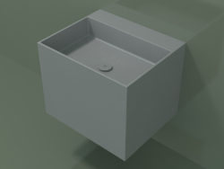 Lavabo sospeso (02UN33302, Silver Grey C35, L 60, P 50, H 48 cm)