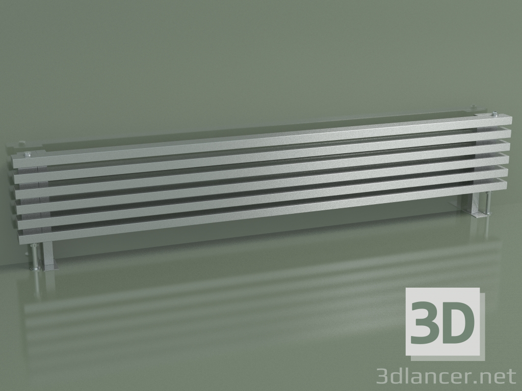 Modelo 3d Radiador horizontal RETTA (6 seções 1800 mm 60x30, technolac) - preview