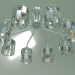 Modelo 3d Candelabro de teto 10101-8 (cristal cromado) - preview