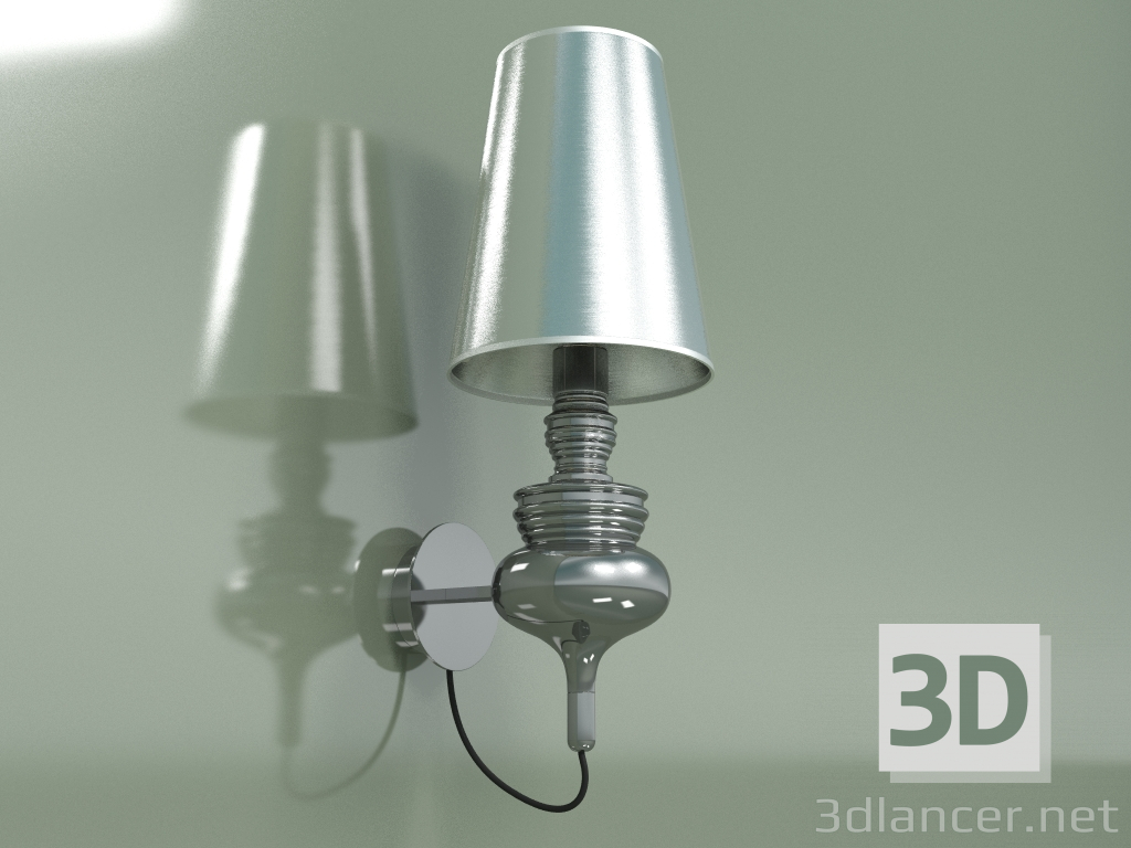 3d model Lámpara de pared Josephine (cromo) - vista previa