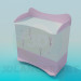 3d model Chest of drawers for a newborn - preview