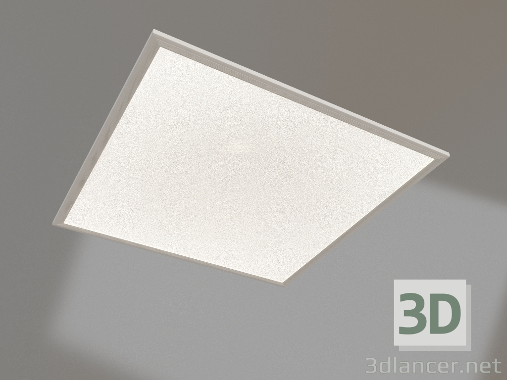 modèle 3D Lampe DL-TITAN-S600x600-40W Day4000 (WH, 120 degrés, 230V) - preview