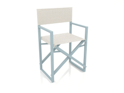 Silla plegable (Gris azul)