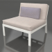 3d model Sofa module, section 3 (Agate gray) - preview