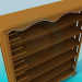 3d model Cupboard with shelves - preview