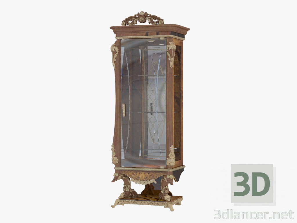 modèle 3D Vitrine en style classique 200 - preview