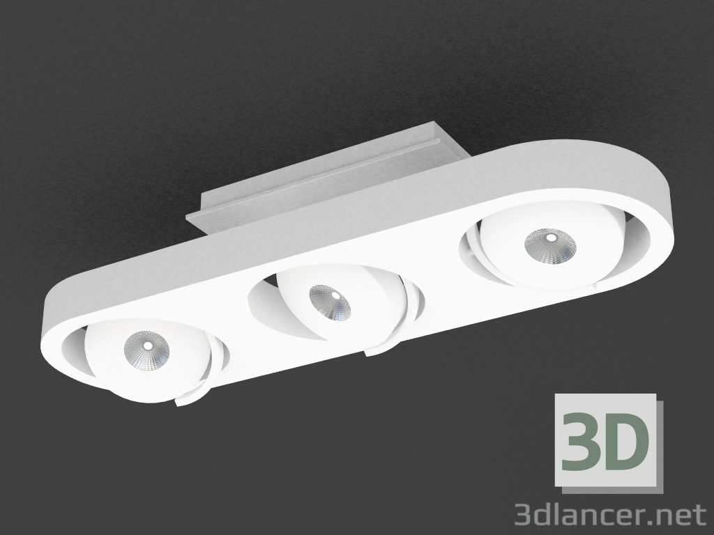 3D modeli LED bölme (DL18697_13WW-Beyaz) - önizleme