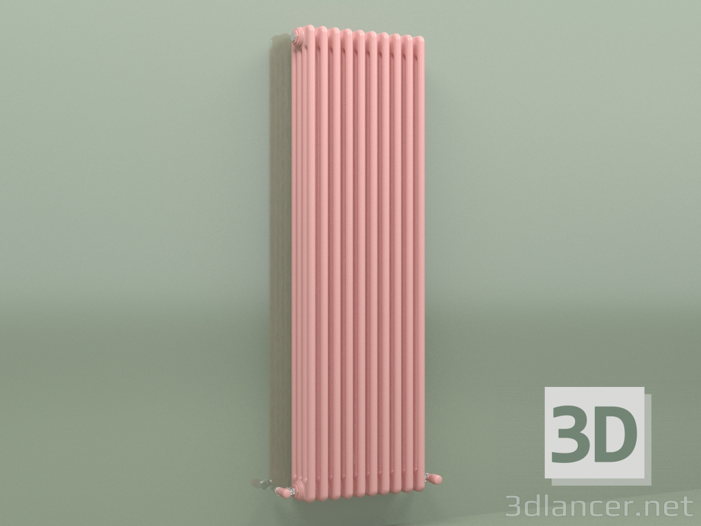 3d модель Радіатор TESI 4 (H 1500 10EL, Pink - RAL 3015) – превью