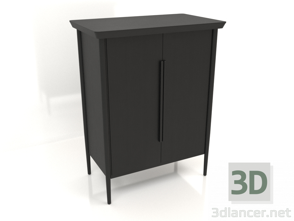 Modelo 3d Armário MS 04 (940x565x1220, madeira preta) - preview