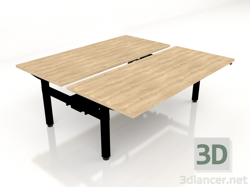 3D Modell Arbeitstisch Ogi Drive Bench Electric Cabletray BOD818 (1800x1690) - Vorschau