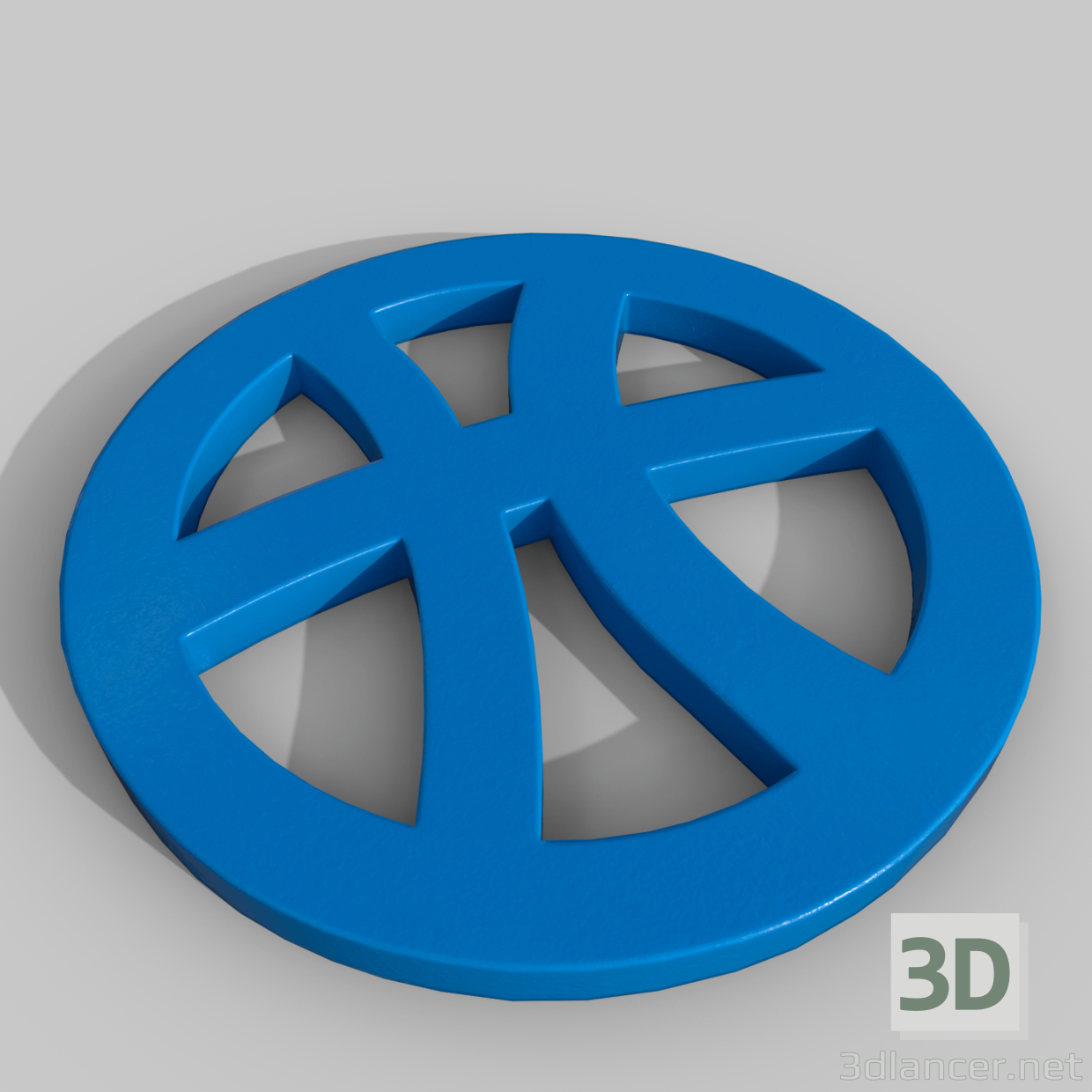 Modelo 3d assinar mundo - preview