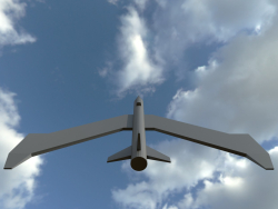 Low-Poly-Flugzeug