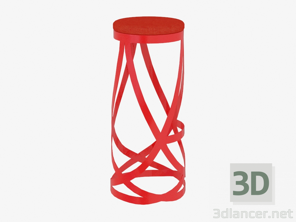 Modelo 3d Cadeira de bar com travesseiro Ribbon Chair (RI1LL) - preview